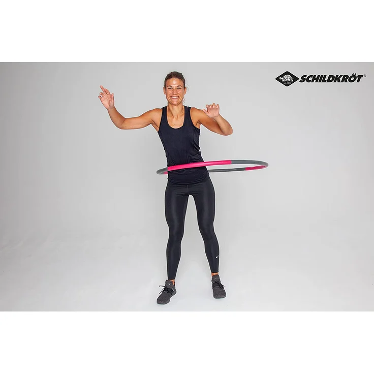 Fitness-Hoop, 100cm Durchmesser, Fuchsia-Anthrazit – Bild 5