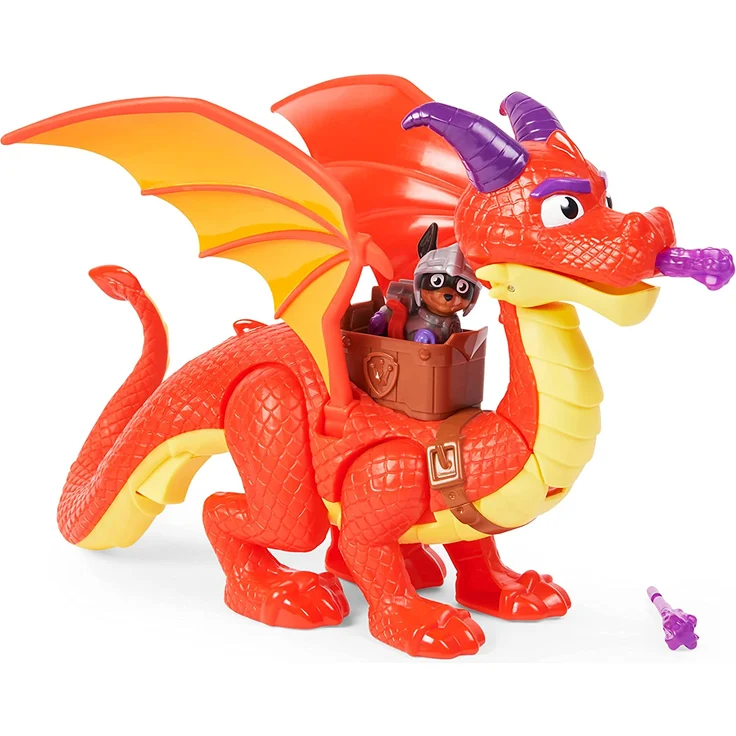 PAW Patrol Rescue Knights Sparks the Dragon mit Flügeln und der Welpen-Actionfigur Claw Kinderspielzeug 3 Jahr(e) Mehrfarbig – Bild 9