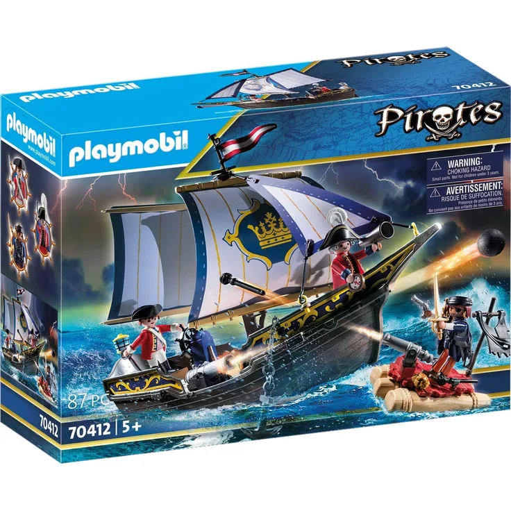 PLAYMOBIL Pirates 70412 Rotrocksegler, Ab 5 Jahren