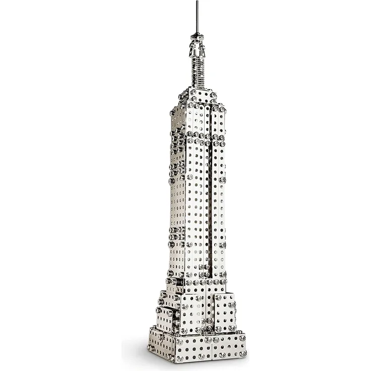 Eitech 00470 00470-Metallbaukasten-Empire State Building Set, 815-teilig, Multi Color