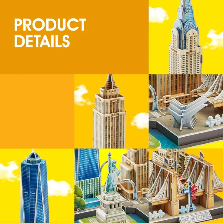 Dante Puzzle 3D City Line New York City (20255) – Bild 4
