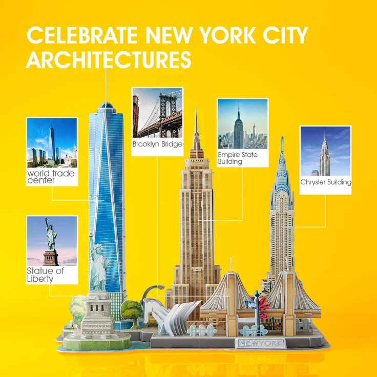 Dante Puzzle 3D City Line New York City (20255) – Bild 2