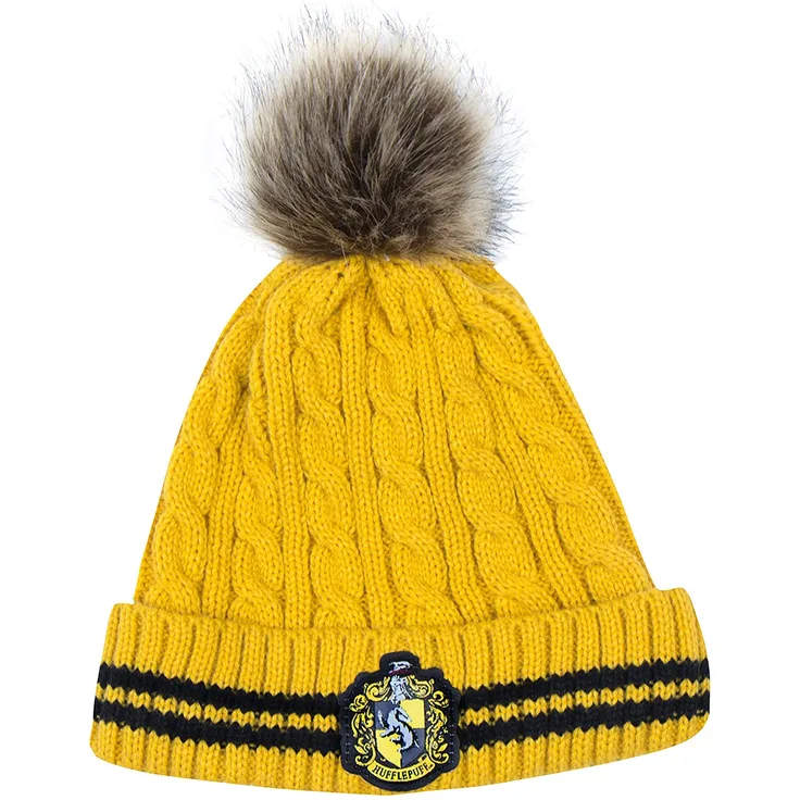 Harry Potter Pom-Pom Beanie Hufflepuff