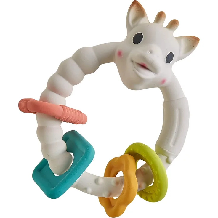 Vulli 220120.0 Beißring Giraffe Sophie natur/bunt schadstofffrei, beige