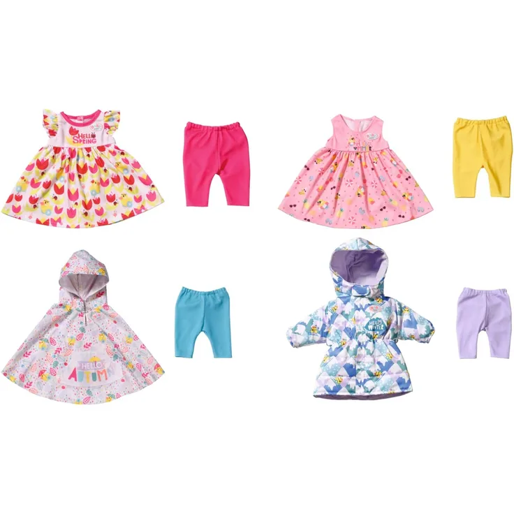 Zapf Creation 829424 BABY born Deluxe 4 Jahreszeiten Set, Puppenkleidung 43 cm - Preisvergleich