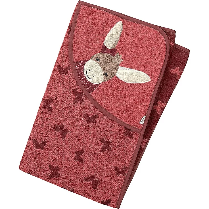 Sterntaler Badetuch100x100 Emmily hellrot – Bild 2
