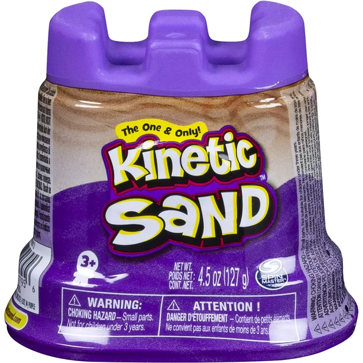 Kinetic Sand Mini-Schloss mit Modelliersand, Aubergine