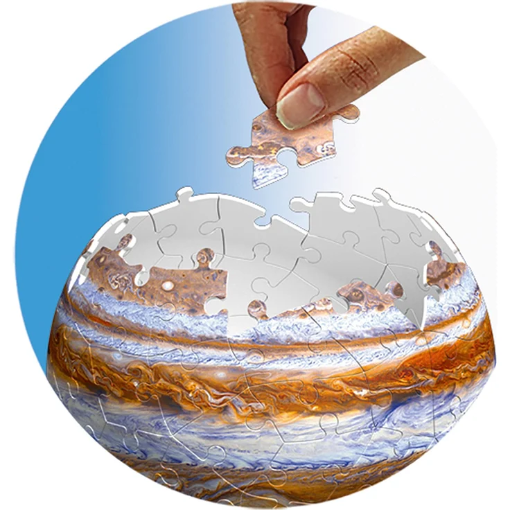 Ravensburger 3D Puzzle Planetensystem für Kinder ab 6 Jahren - 8 Puzzleball-Planeten als Sonnensystem Modell mit Poster - Modellbau ganz ohne Kleben – Bild 8