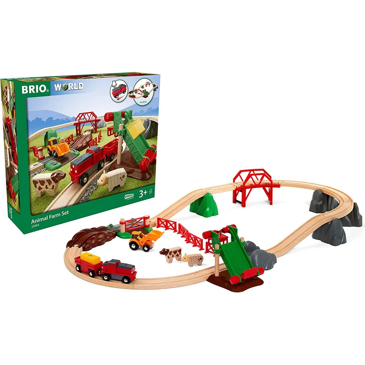 BRIO 33984 Großes Bahn Bauernhof-Set - Preisvergleich – Bild 1