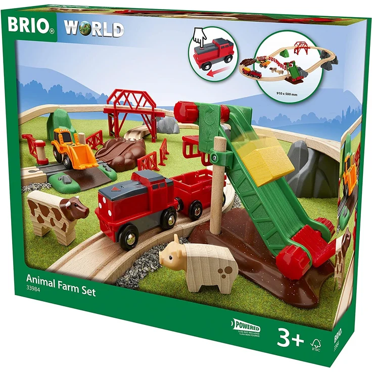 BRIO 33984 Großes Bahn Bauernhof-Set - Preisvergleich – Bild 2