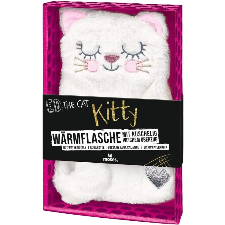 Wärmflasche Ed, the Cat Kitty, ca. 19,5 x 28 cm, von moses – Bild 2