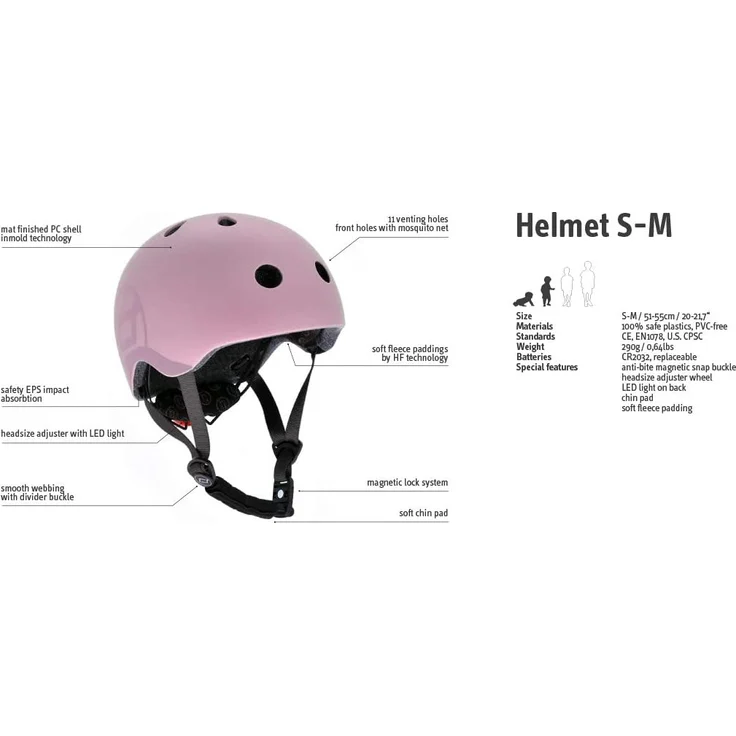Scoot & Ride Kinderhelm S - M Rose – Bild 2