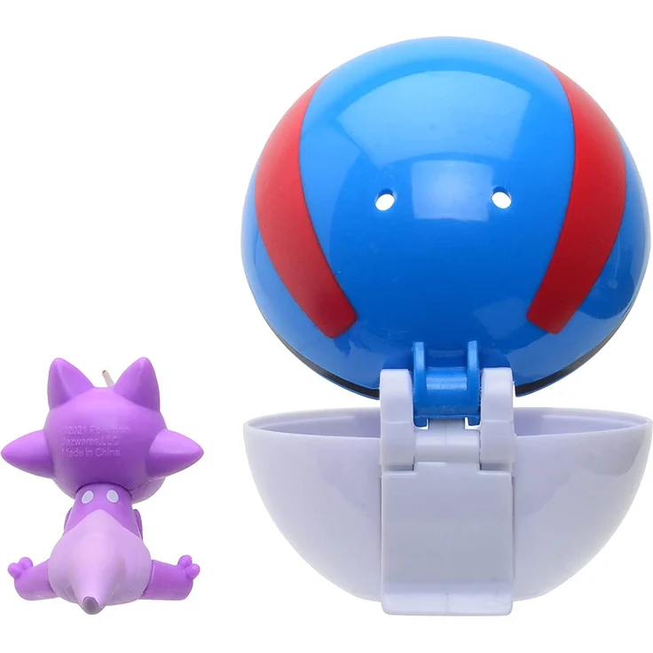 Spielfigur mit Pokeball zur Auswahl | Pokemon | Clip N Go | Action-Figuren Toxel – Bild 4