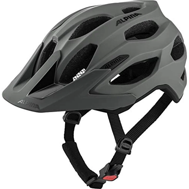 Alpina Carapax 2. 0 Coffee - Grey Matt, Größe 57 - 62 cm - Fahrradhelm, Farbe Grau – Bild 1