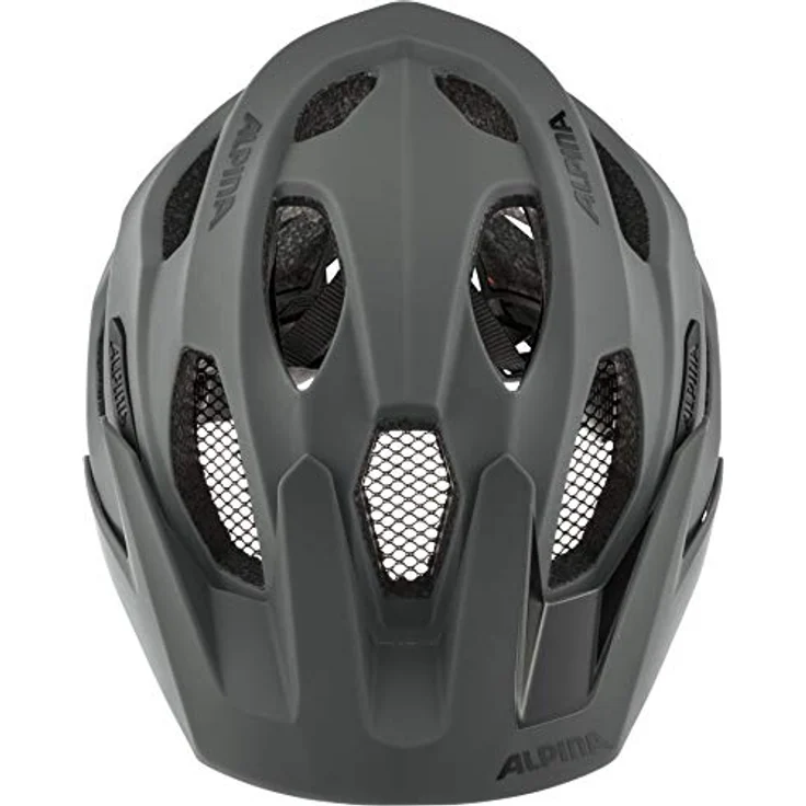 Alpina Carapax 2. 0 Coffee - Grey Matt, Größe 57 - 62 cm - Fahrradhelm, Farbe Grau – Bild 2