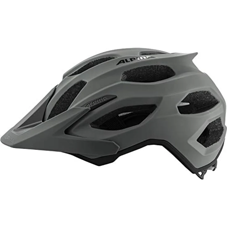 Alpina Carapax 2. 0 Coffee - Grey Matt, Größe 57 - 62 cm - Fahrradhelm, Farbe Grau – Bild 3