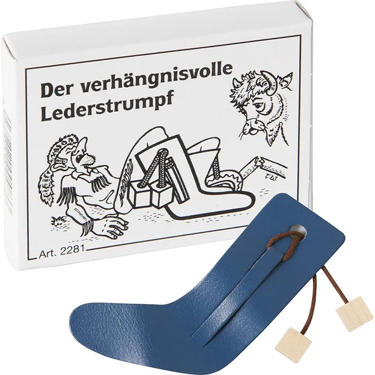 Bartl 102281 Mini-Holz-Puzzle Der verhängnisvolle Lederstrumpf aus 3 Teilen