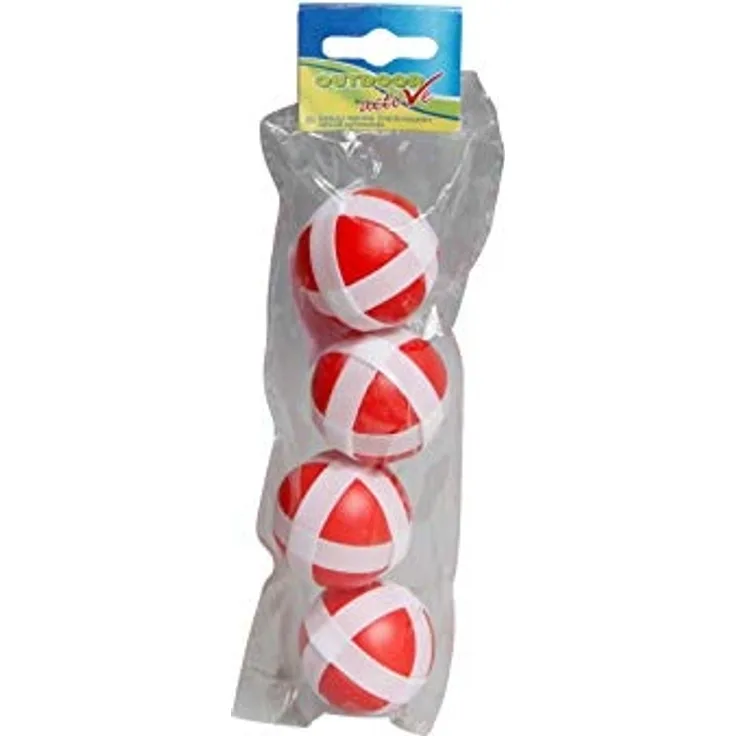 Outdoor active Ersatzbälle für Klettscheibe, 4 Stück