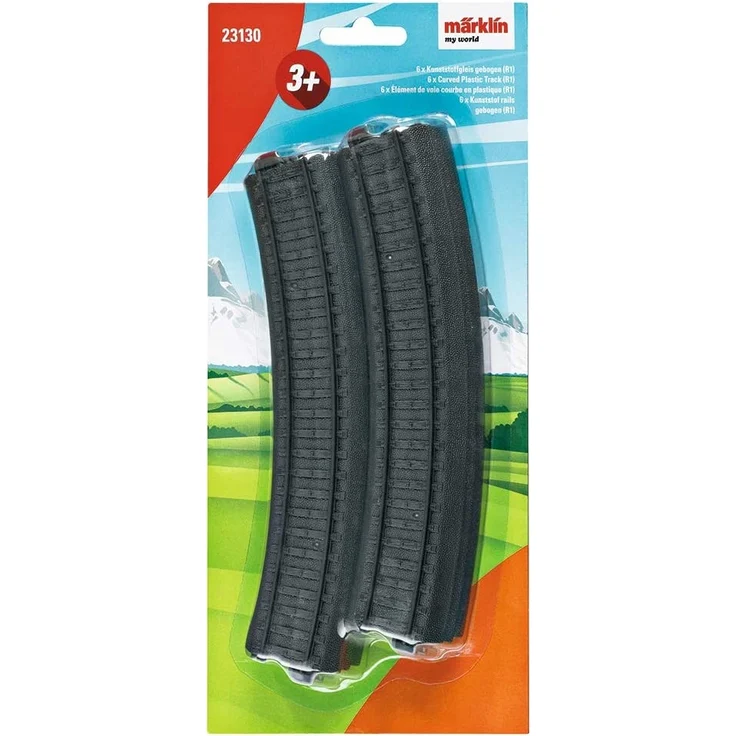 Märklin my world 23130 - Kunststoffgleise gebogen R1 = 360 mm/30° (Inhalt: 6 Gleise), Spur H0 – Bild 3