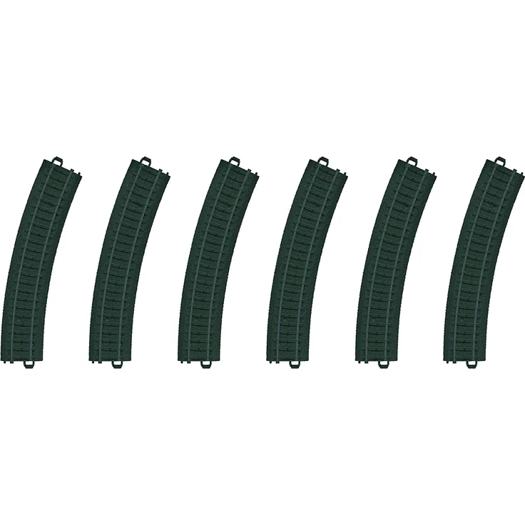 Märklin my world 23130 - Kunststoffgleise gebogen R1 = 360 mm/30° (Inhalt: 6 Gleise), Spur H0 – Bild 1