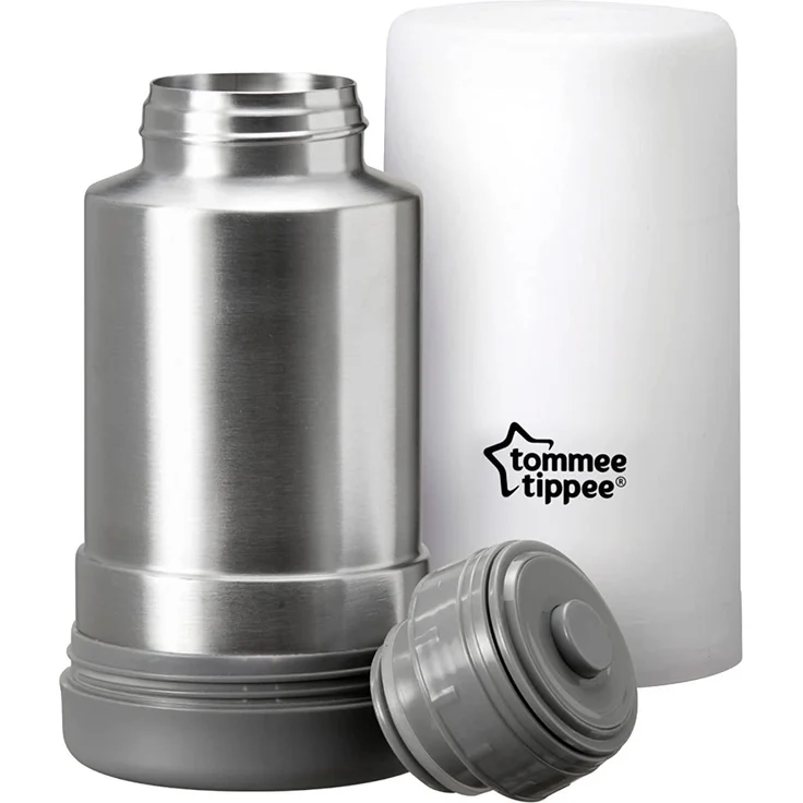 Tommee Tippee Closer to Nature Fläschchen- und Babykost-Erwärmer für unterwegs, BPA-frei, weiß , 1er Pack – Bild 1