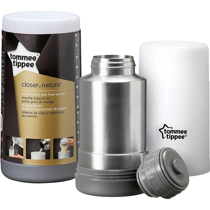 Tommee Tippee Closer to Nature Fläschchen- und Babykost-Erwärmer für unterwegs, BPA-frei, weiß , 1er Pack – Bild 8