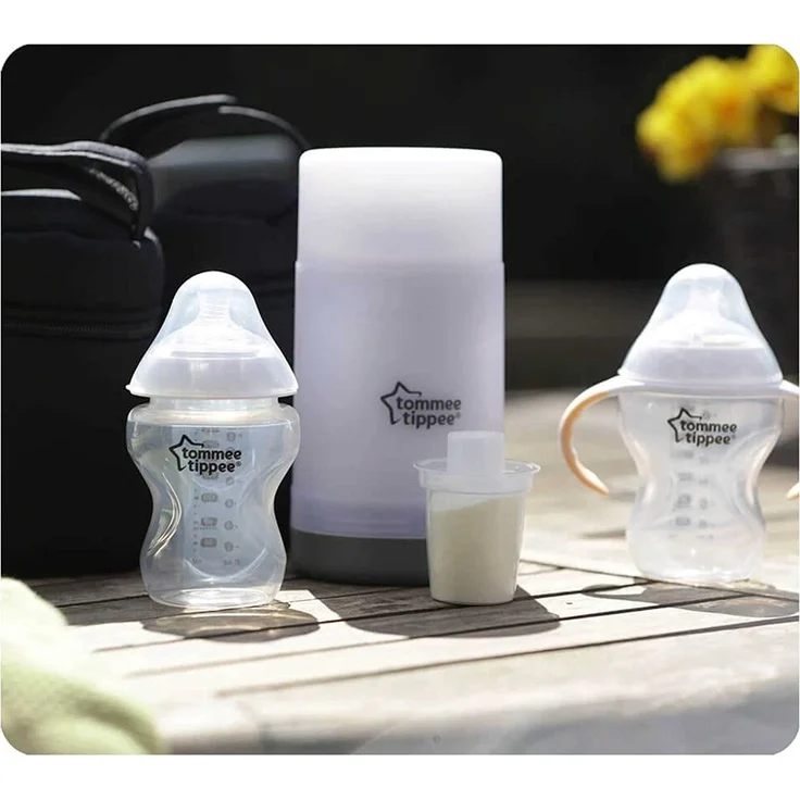 Tommee Tippee Closer to Nature Fläschchen- und Babykost-Erwärmer für unterwegs, BPA-frei, weiß , 1er Pack – Bild 3
