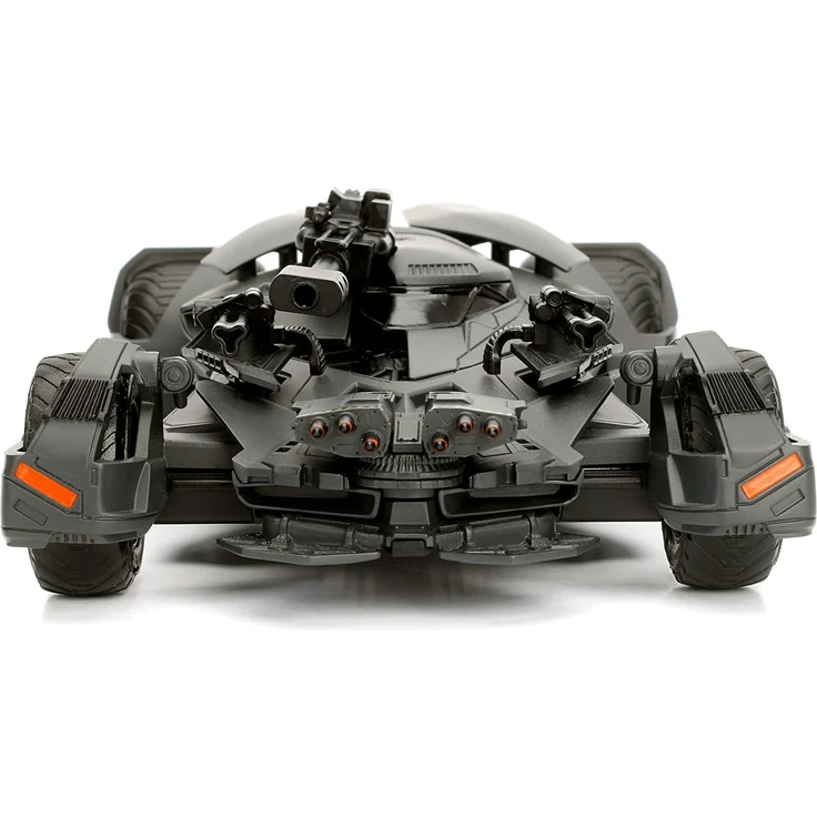 Jada Toys 253215000 Justice League Batmobil, Spielzeugauto, Modellauto, Die-cast, zu öffnende Türen, inkl. Batman Figur, Maßstab 1:24, schwarz, Talla Única – Bild 6