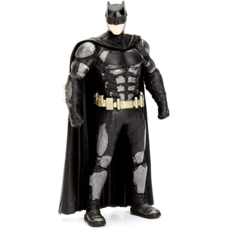 Jada Toys 253215000 Justice League Batmobil, Spielzeugauto, Modellauto, Die-cast, zu öffnende Türen, inkl. Batman Figur, Maßstab 1:24, schwarz, Talla Única – Bild 3