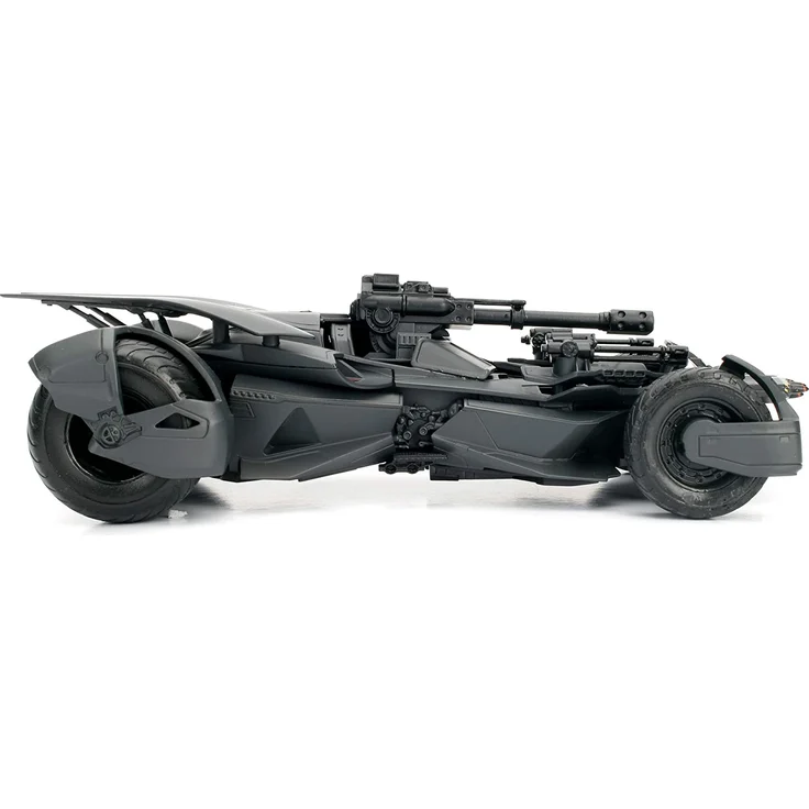 Jada Toys 253215000 Justice League Batmobil, Spielzeugauto, Modellauto, Die-cast, zu öffnende Türen, inkl. Batman Figur, Maßstab 1:24, schwarz, Talla Única – Bild 9