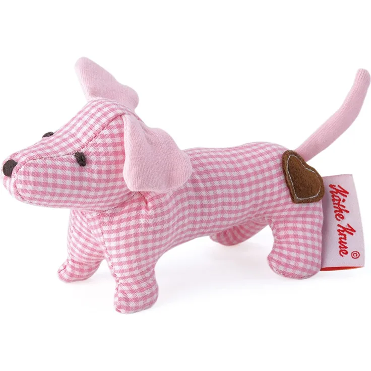 Käthe Kruse 0178377 Mini Greifling Dackel, rosa