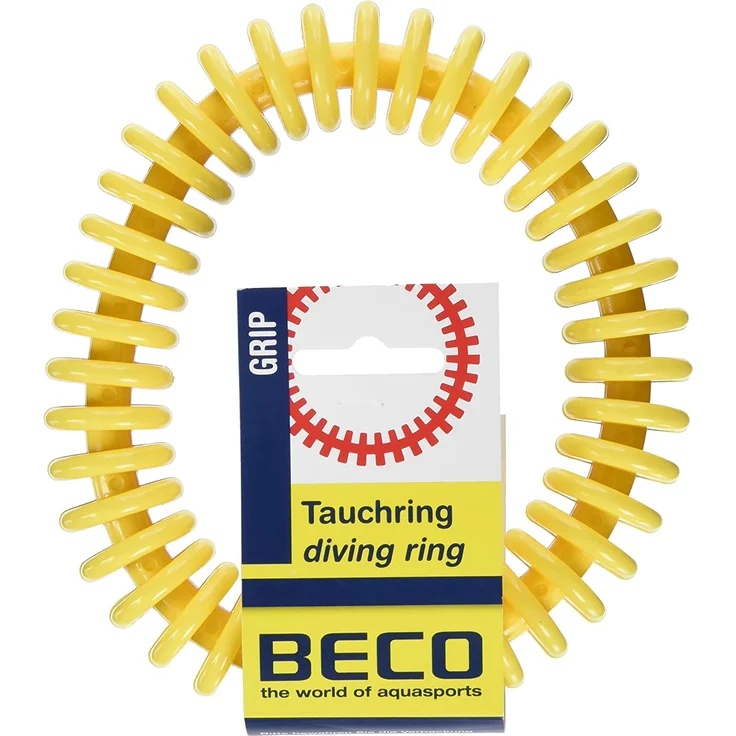 Beco Unisex Jugend Tauchring mit Lamellen gelb, One Size – Bild 3