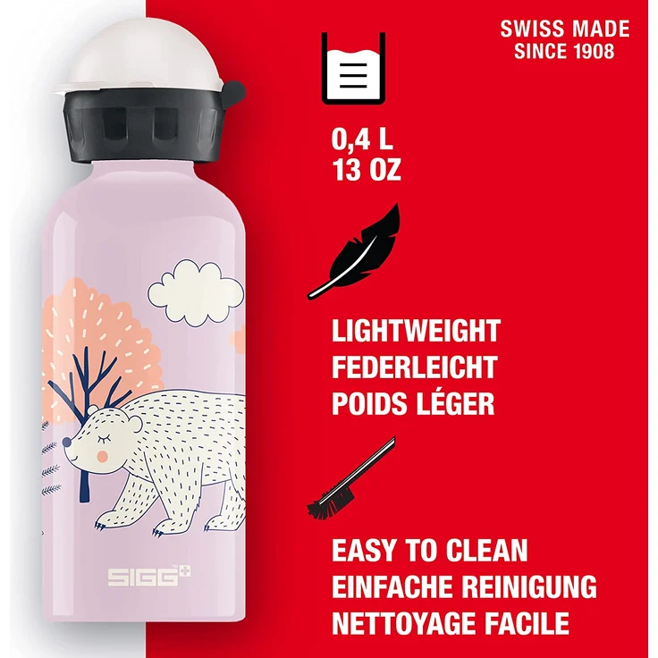SIGG Trinkflasche KBT Beary 0,4L, rosa – Bild 2