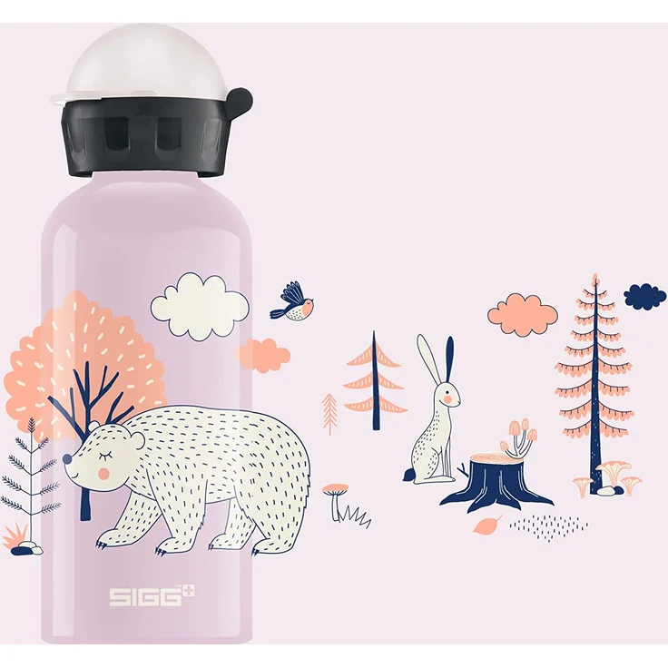 SIGG Trinkflasche KBT Beary 0,4L, rosa – Bild 4