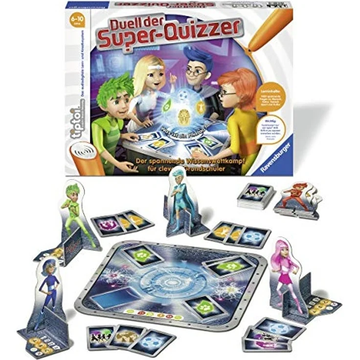 Ravensburger tiptoi 00833 - 'Duell der Super-Quizzer' / Spiel von Ravensburger ab 6 Jahren / Der spannende Wissenswettkampf für clevere Grundschüler – Bild 3
