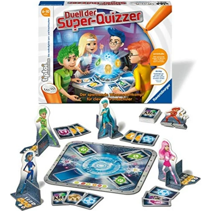 Ravensburger tiptoi 00833 - 'Duell der Super-Quizzer' / Spiel von Ravensburger ab 6 Jahren / Der spannende Wissenswettkampf für clevere Grundschüler – Bild 6