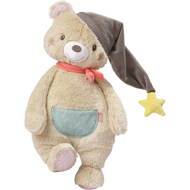 Fehn 060232 Kuscheltier Bär XL – Großes Stofftier zum Greifen, Fühlen und Knuddeln – Für Babys und Kleinkinder ab 0+ Monaten – Größe: 42 cm – Bild 1