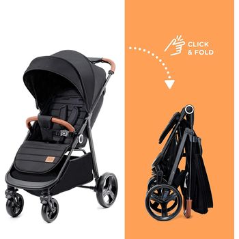 Kinderkraft NEA 2 Kinderwagen - Von Geburt Bis 22 Kg, Zusammenklappbar Mit Einer Hand