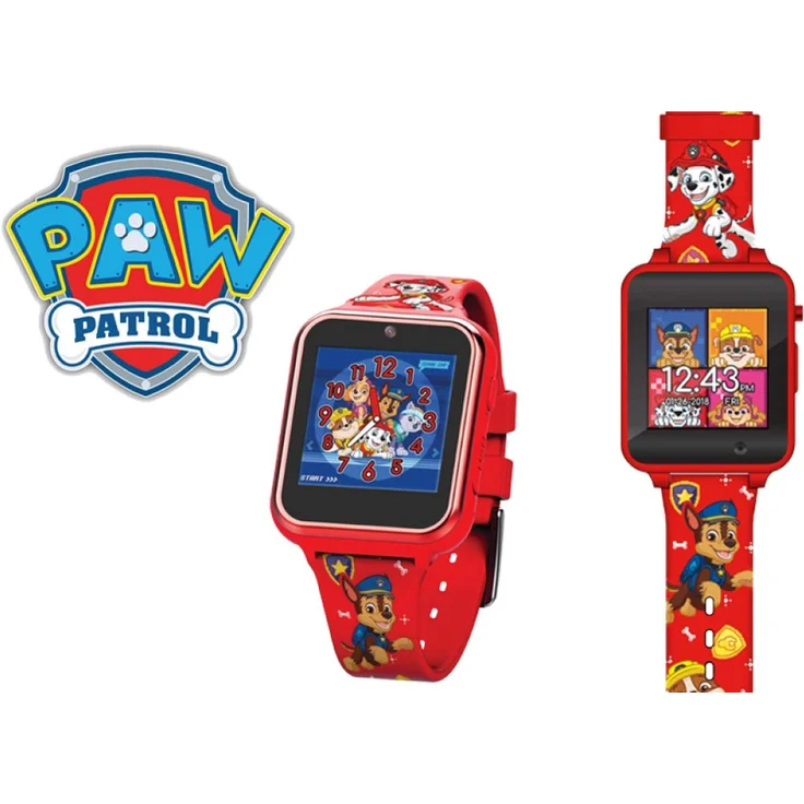 Accutime Kinder Smart Watch Paw Patrol (rot): Selfie Kamera, Foto & Video, Stoppuhr, 6 Spiele, 3 Hintergründe, 10 Ziffer – Bild 5