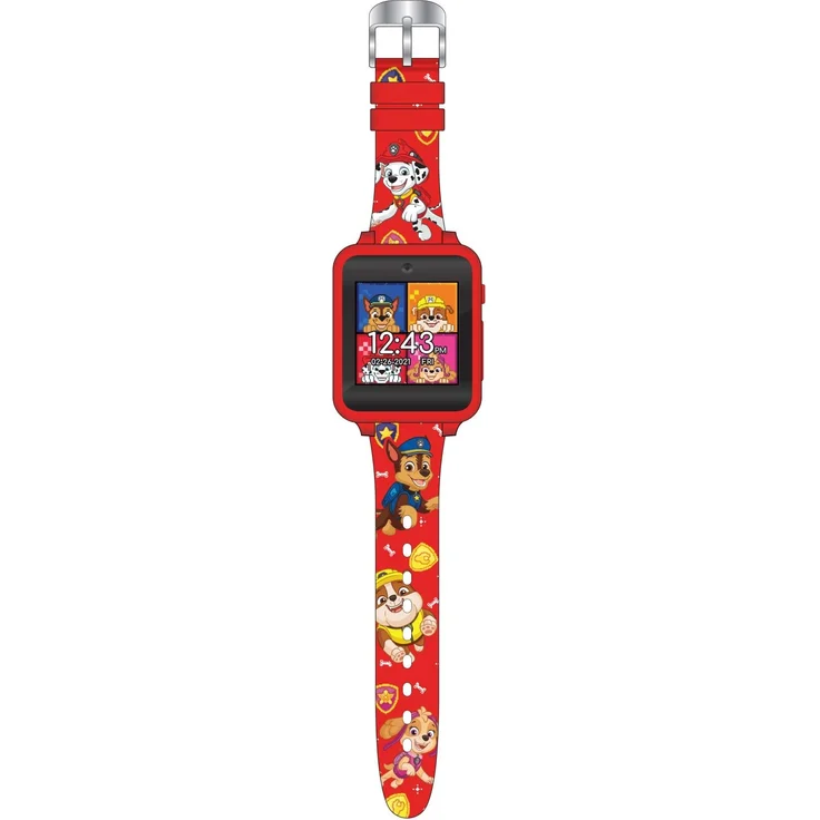 Accutime Kinder Smart Watch Paw Patrol (rot): Selfie Kamera, Foto & Video, Stoppuhr, 6 Spiele, 3 Hintergründe, 10 Ziffer – Bild 4