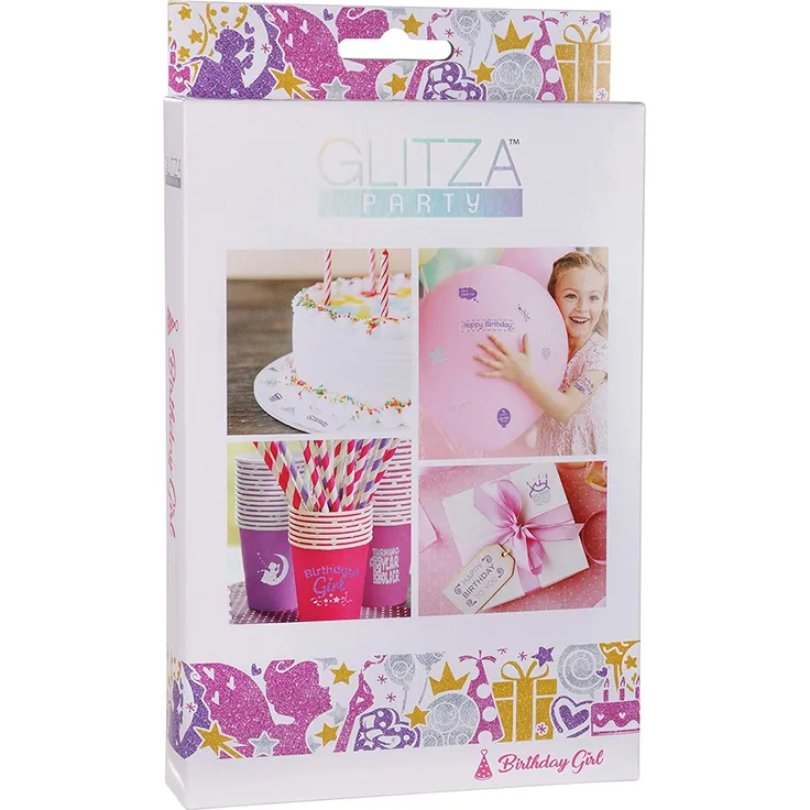 KNORRTOYS.COM Knorrtoys GL7211- Glitza Party - Starter Set Birthday Girl