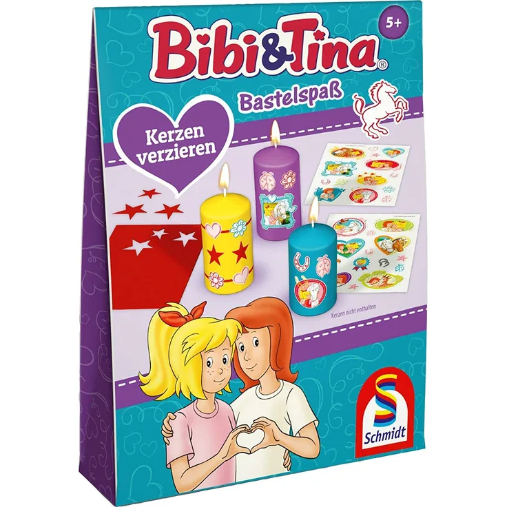 Schmidt Spiele 46141 Bibi & Tina, Bastelspaß, Kerzen verzieren