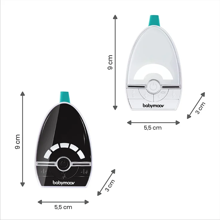 Babymoov 'Expert Care' Babyphone, Digital Green Technology (strahlungsarm), 1000 m Reichweite – Bild 7