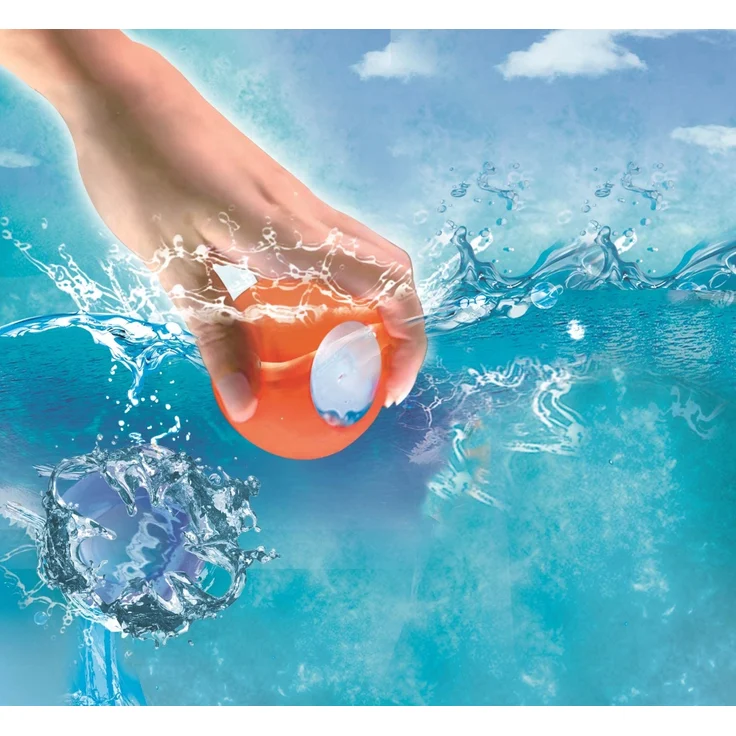 Alldoro 60206 - Wasserbomben 3er Set - wiederverwendbar- Water Splash - Mehrfarbig – Bild 3