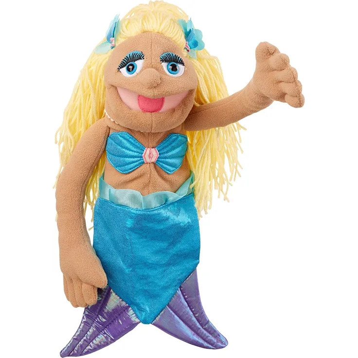Melissa & Doug Meerjungfrau-Handpuppe | Puppen & Theater | ab 2 Jahren | Geschenk für Jungen oder Mädchen