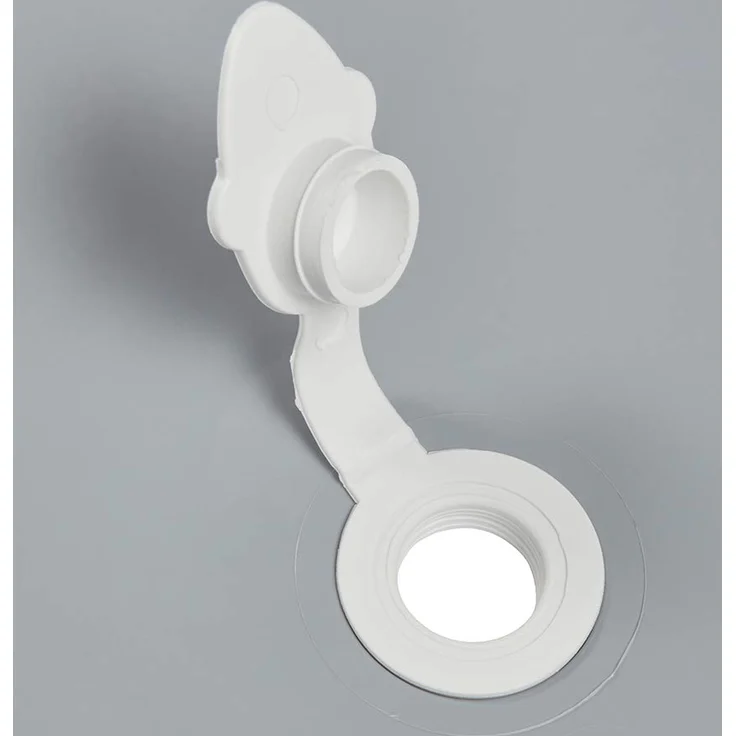 keeeper Babybadewanne mit Stöpsel, Sterne Grau, Ab 0 bis ca. 12 Monate, 84 cm lang, ergonomisch – Bild 5
