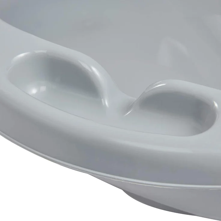 keeeper Babybadewanne mit Stöpsel, Sterne Grau, Ab 0 bis ca. 12 Monate, 84 cm lang, ergonomisch – Bild 6
