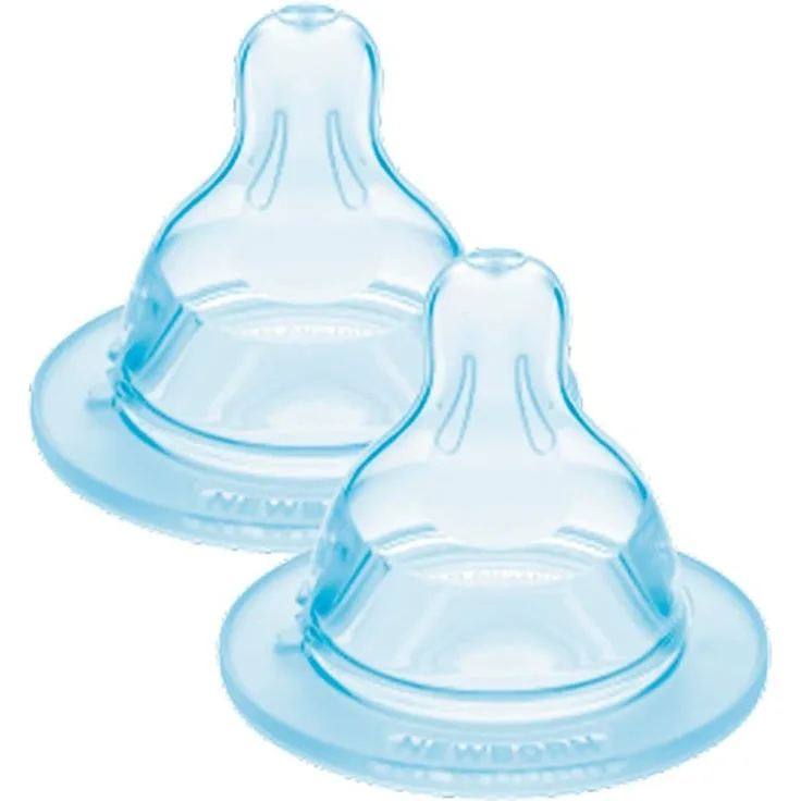 MAM SkinsoftTM Silikonsauger, ultraweich, für Babys ab 0 Monaten, Weiß, Nr. 0, sehr langsamer Durchfluss, 2 Stück