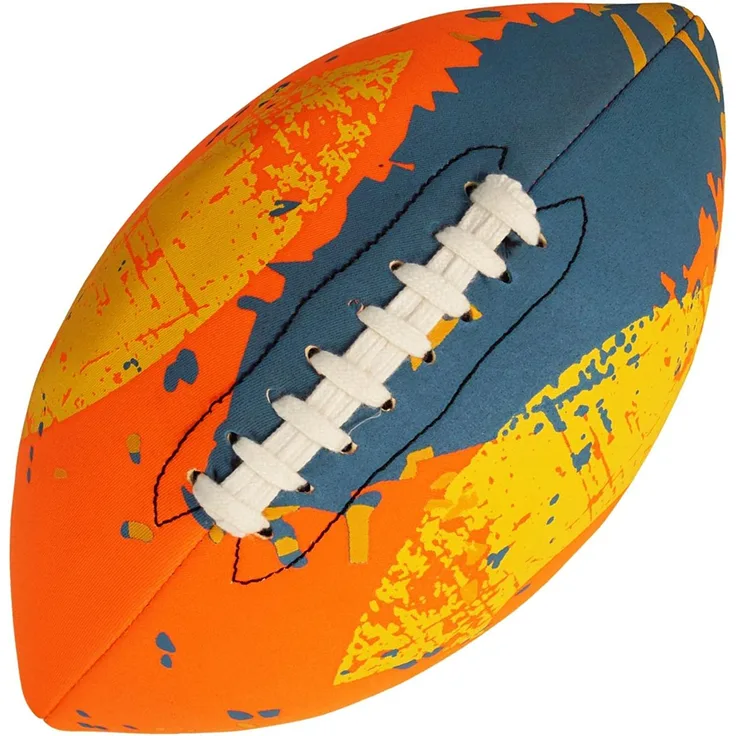Best Sporting Neopren American Football, orange/blau
