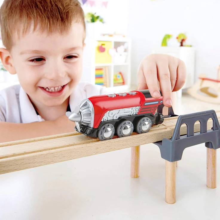 Hape E3750 Kleinkindspielzeug Propeller-Lok – Bild 2
